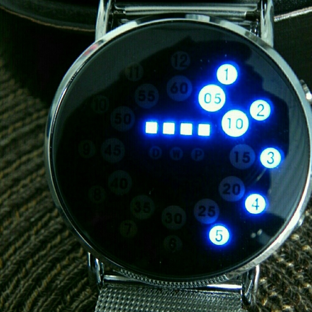 Unisex LED Light Ball Digital Watch